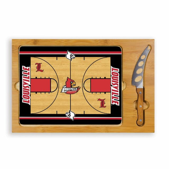 Louisville Cardinals Icon Cheese Tray