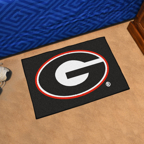 Georgia Bulldogs Starter Mat | Logo Chair | 142-F301
