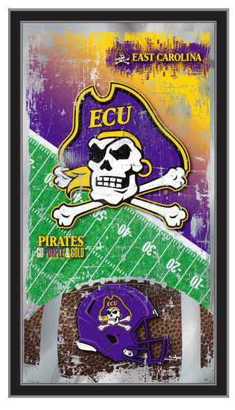 East Carolina Pirates Football Wall Mirror | Holland Bar Stool Company | MFtblEcarol