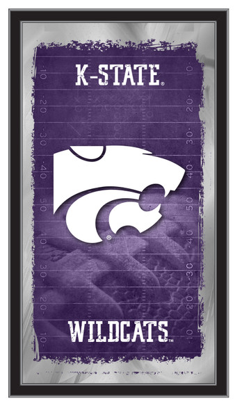 Kansas State Wildcats Football Wall Mirror | Holland Bar Stool Co. | MFtblKnsasS