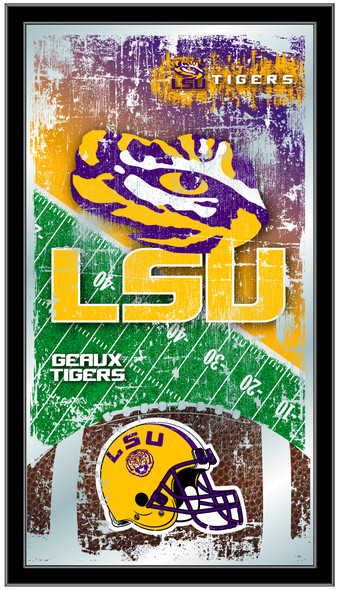 LSU Tigers Football Wall Mirror | Holland Bar Stool Co. | MFtblLaStUn