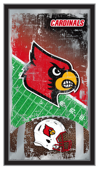 Louisville Cardinals Football Wall Mirror | Holland Bar Stool Co. | MFtblLville