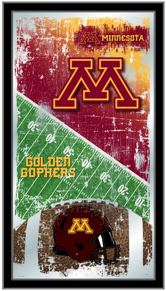 Minnesota Golden Gophers Football Wall Mirror | Holland Bar Stool Co. | MFtblMinnUn
