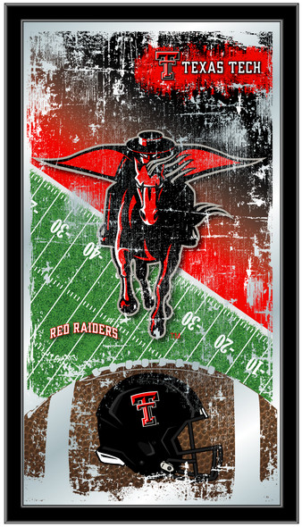Texas Tech Red Raiders Football Wall Mirror | Holland Bar Stool Co. | MFtblTXTech