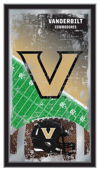 Vanderbilt Commodores Football Wall Mirror | Holland Bar Stool Co. | MFtblVander