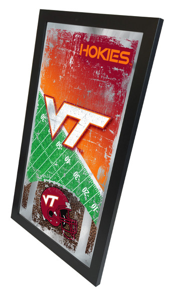 Virginia Tech Hokies Football Wall Mirror | Holland Bar Stool Co. | MFtblVATech