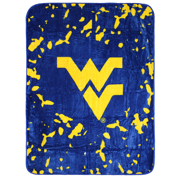 West Virginia Mountaineers Raschel Blanket/Bedspread 63x86 | College Covers | WVATH