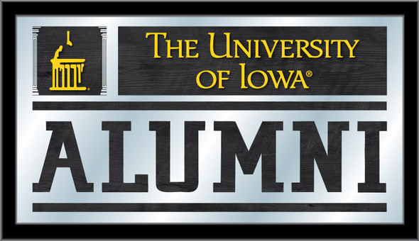 Iowa Hawkeyes Alumni Wall Mirror | Holland Bar Stool Co. | MAlumIowaUn