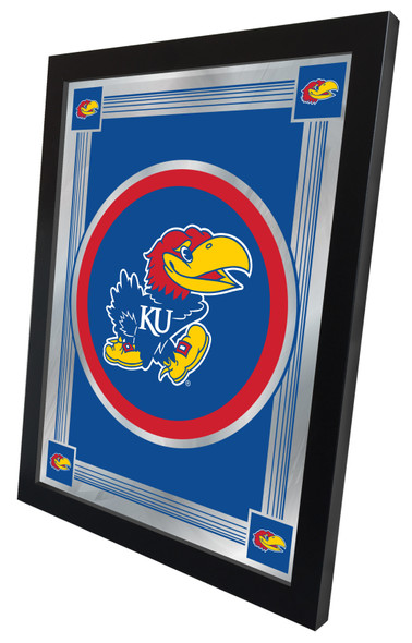 Kansas Jayhawks Logo Wall Mirror | Holland Bar Stool Co. | MLogoKnsasU