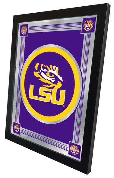 LSU Tigers Logo Wall Mirror | Holland Bar Stool Co. | MLogoLaStUn