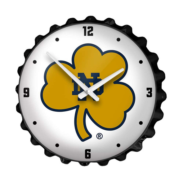 Notre Dame Fighting Irish: Shamrock - Bottle Cap Wall Clock | The Fan-Brand | NCNTRD-540-02