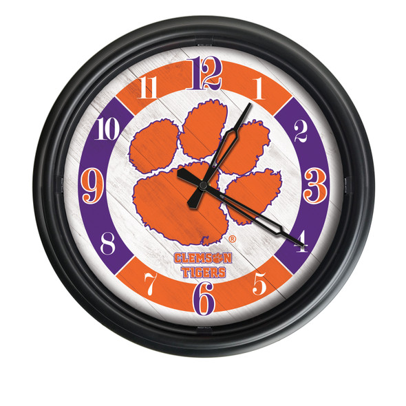 Clemson Tigers Double Neon Logo | Holland Bar Stool Co. | ODClk14BK-08Clmson