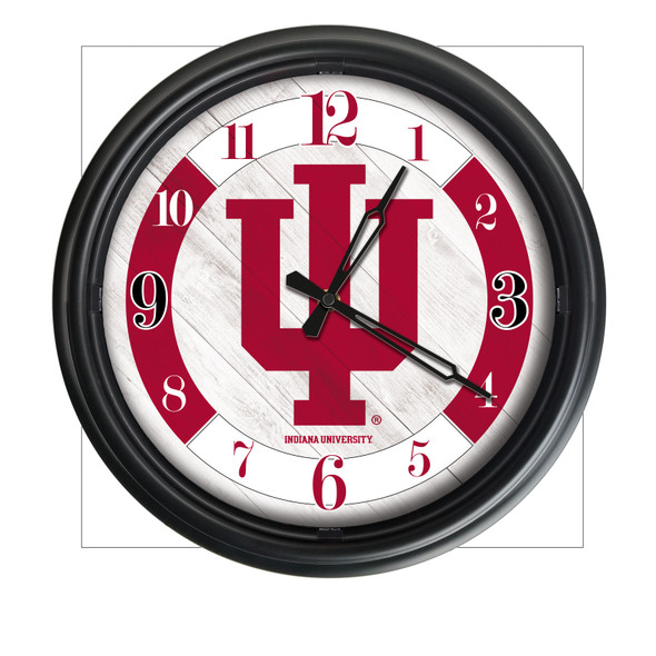 Indiana Hoosiers Double Neon Logo | Holland Bar Stool Co. | ODClk14BK-08IndnaU