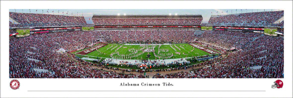 Alabama Crimson Tide Panorama Photo Print- Marching Band| Blakeway | UAL12