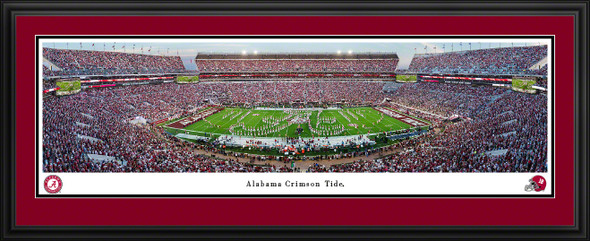 Alabama Crimson Tide Deluxe Matted Frame - Marching Band | Blakeway | UAL12D