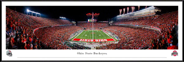 Ohio State Buckeyes Panoramic Photo Standard Frame -End Zone | Blakeway | OSU11F