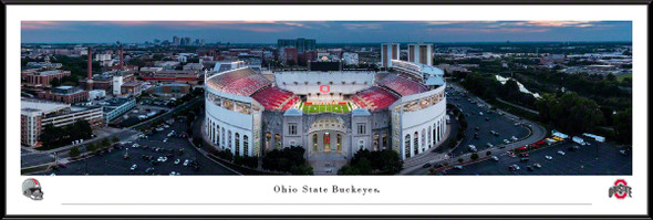 Ohio State Buckeyes Panoramic Photo Standard Frame -Aerial Stadium | Blakeway | OSU13F