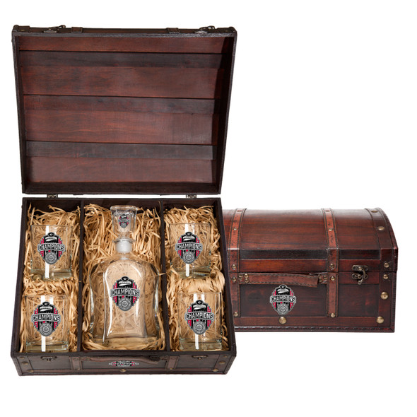 Georgia Bulldogs 2022 National Champions Decanter Chest Set | Heritage Pewter | CPTC11428ER