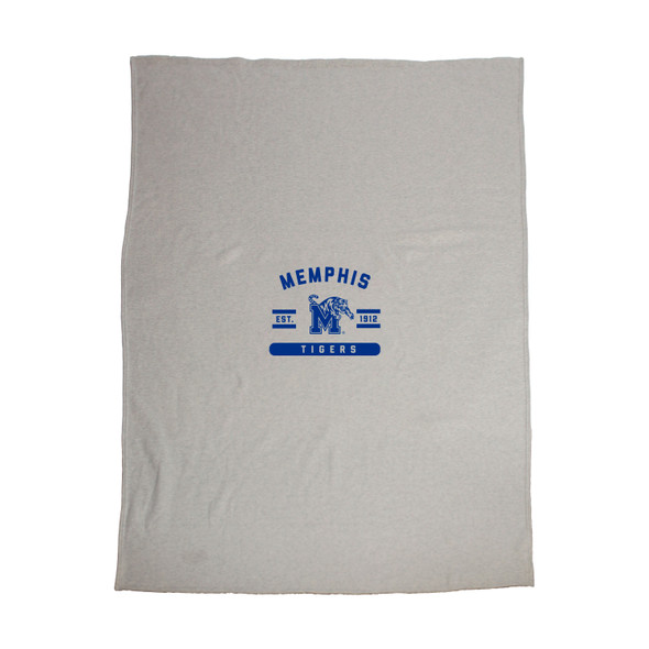 Memphis Tigers Sublimated Sweatshirt Blanket | Logo Brands |168-74DS