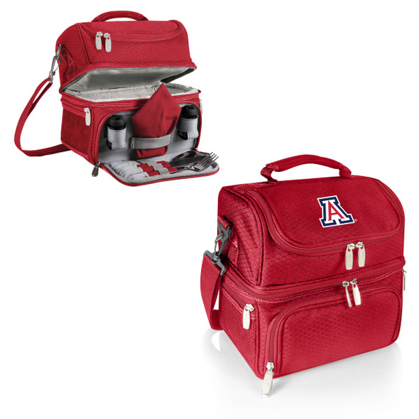 Arizona Wildcats Pranzo Lunch Cooler Bag - Red | Picnic Time | 512-80-100-014-0