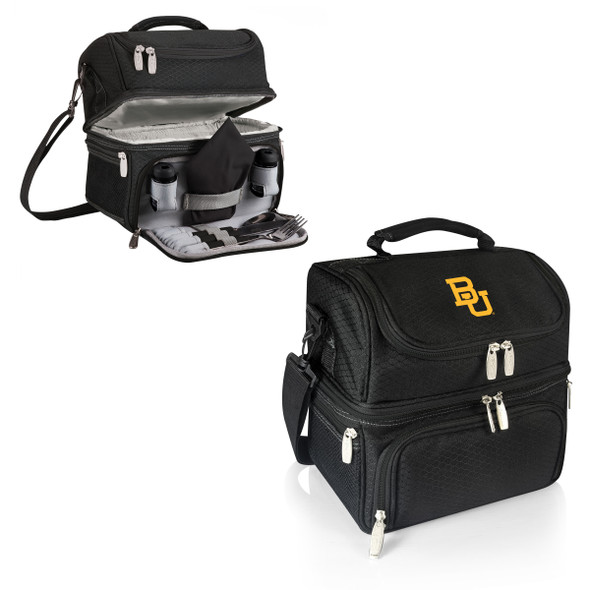 Baylor Bears Pranzo Lunch Cooler Bag - Black| Picnic Time | 512-80-175-924-0