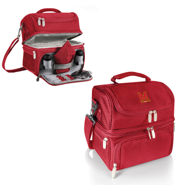 Maryland Terrapins Pranzo Lunch Cooler Bag - Red| Picnic Time | 512-80-100-314-0 Maryland Terrapins Pranzo Lunch Cooler Bag - Red| Picnic Time | 512-80-100-314-0