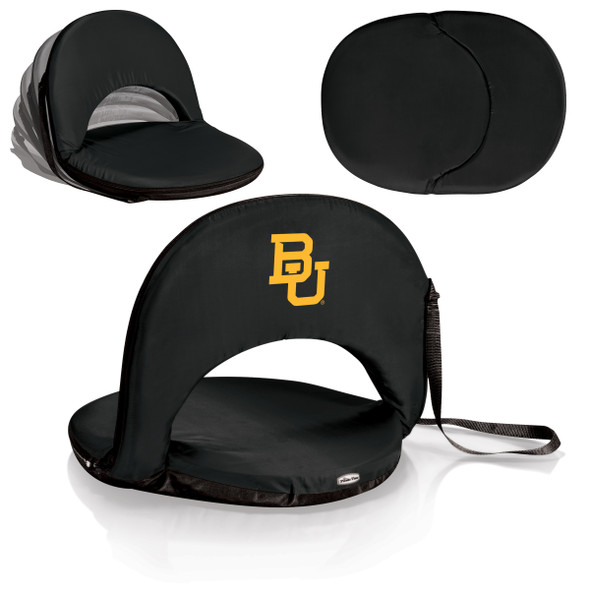 Baylor Bears Portable Reclining Seat | Picnic Time | 626-00-179-924-0