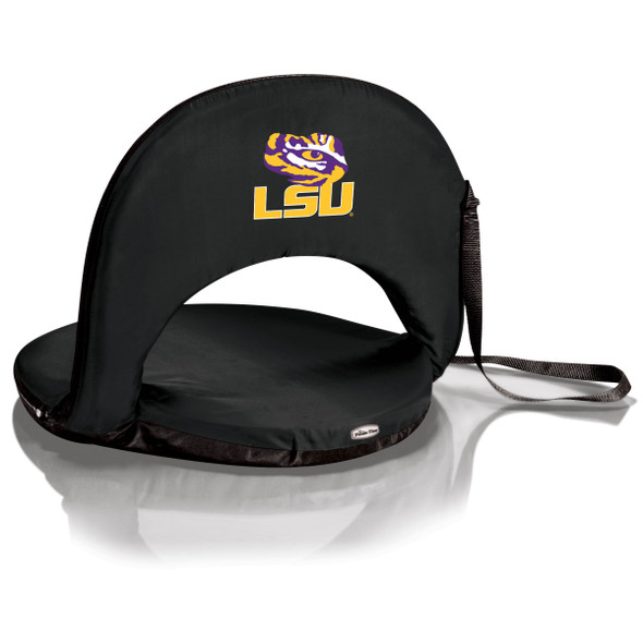 LSU Tigers Portable Reclining Seat | Picnic Time | 626-00-179-294-0