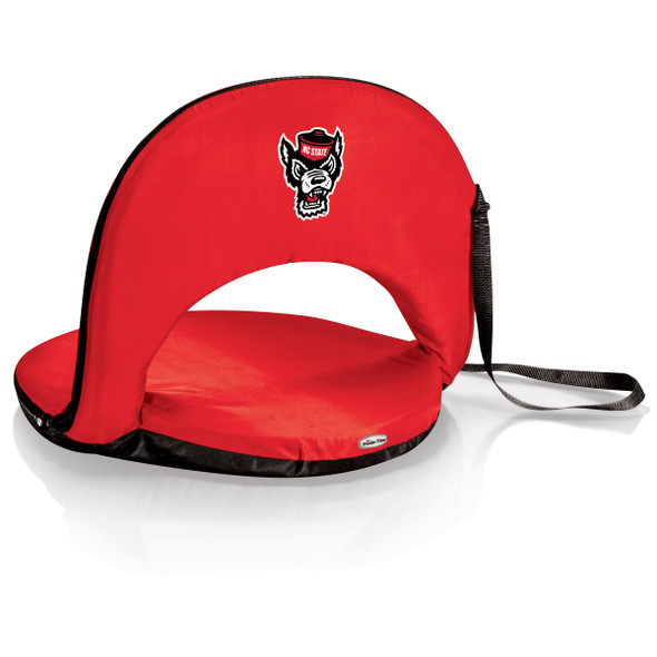 NC State Wolfpack Portable Reclining Seat | Picnic Time | 626-00-100-424-0 NC State Wolfpack Portable Reclining Seat | Picnic Time | 626-00-100-424-0