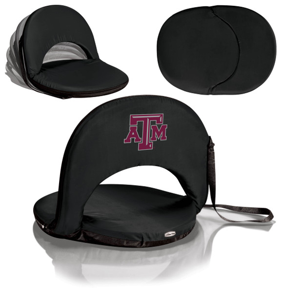 Texas A&M Aggies Portable Reclining Seat | Picnic Time | 626-00-179-564-0 Texas A&M Aggies Portable Reclining Seat | Picnic Time | 626-00-179-564-0