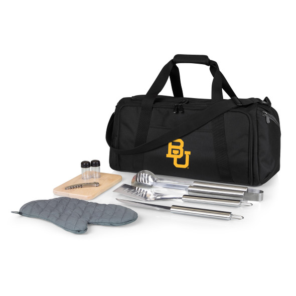 Baylor Bears BBQ Kit Grill Set & Cooler | Picnic Time | 757-06-175-924-0 Baylor Bears BBQ Kit Grill Set & Cooler | Picnic Time | 757-06-175-924-0