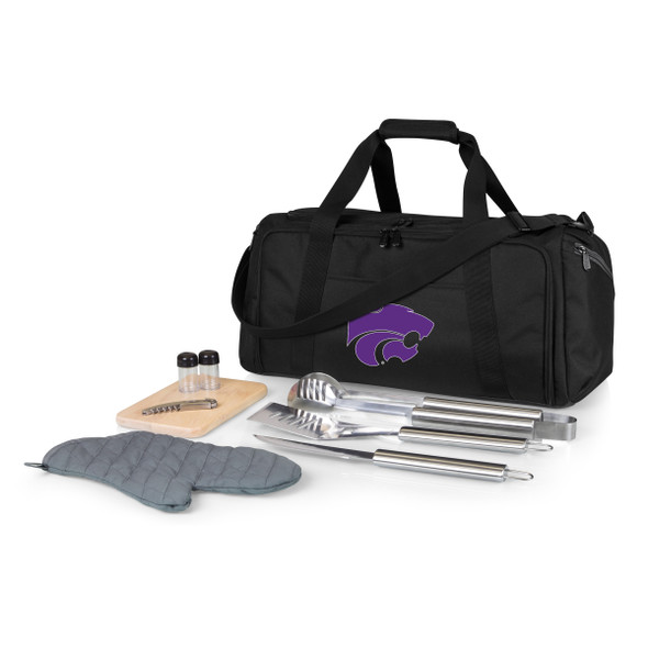 Kansas State Wildcats BBQ Kit Grill Set & Cooler | Picnic Time | 757-06-175-254-0 Kansas State Wildcats BBQ Kit Grill Set & Cooler | Picnic Time | 757-06-175-254-0