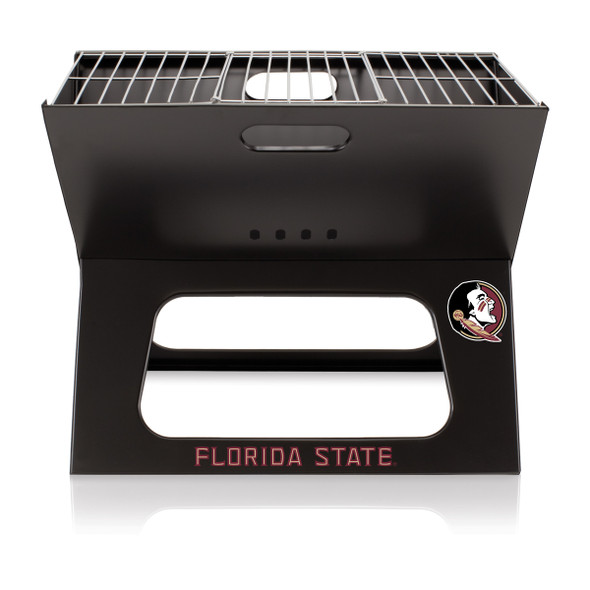 FSU Seminoles Portable Charcoal BBQ Grill | Picnic Time | 775-00-175-174-0 FSU Seminoles Portable Charcoal BBQ Grill | Picnic Time | 775-00-175-174-0