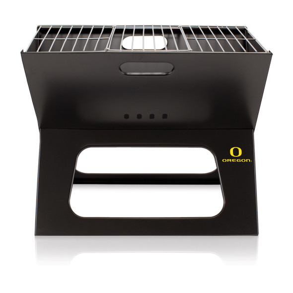 Oregon Ducks Portable Charcoal BBQ Grill | Picnic Time | 775-00-175-474-0 Oregon Ducks Portable Charcoal BBQ Grill | Picnic Time | 775-00-175-474-0