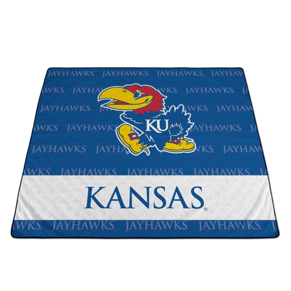Kansas Jayhawks Impresa Outdoor Blanket | Picnic Time | 819-01-999-246-0 Kansas Jayhawks Impresa Outdoor Blanket | Picnic Time | 819-01-999-246-0