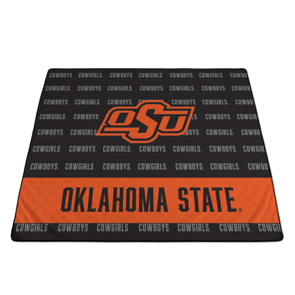 Oklahoma State Cowboys Impresa Outdoor Blanket | Picnic Time | 819-01-999-466-0 Oklahoma State Cowboys Impresa Outdoor Blanket | Picnic Time | 819-01-999-466-0
