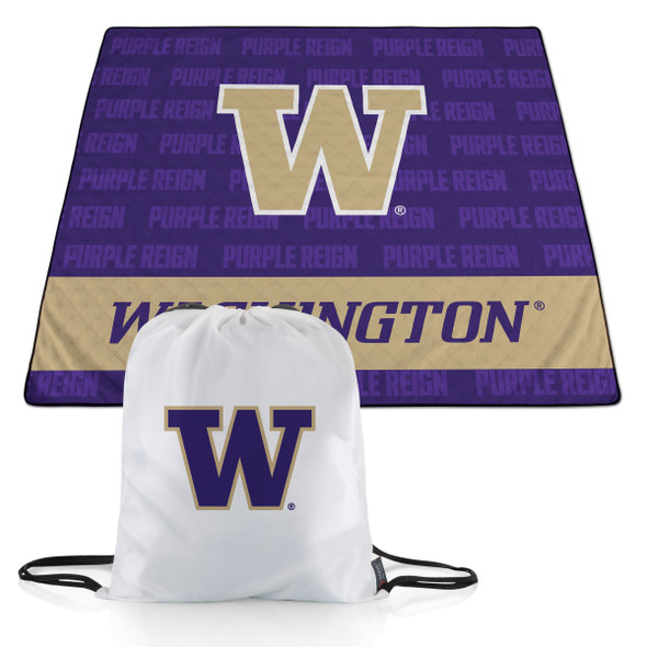 Washington Huskies Impresa Outdoor Blanket | Picnic Time | 819-01-999-626-0