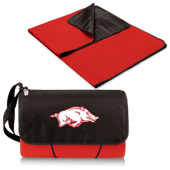 Arkansas Razorbacks Outdoor Picnic Blanket and Tote | Picnic Time | 820-00-100-034-0
