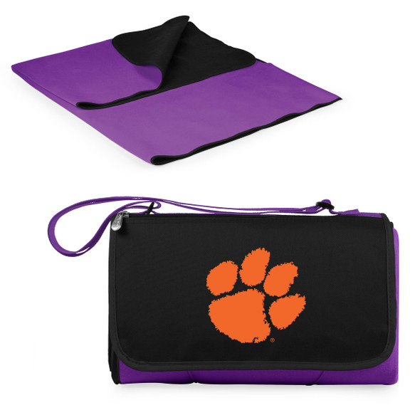 Clemson Tigers Outdoor Picnic Blanket and Tote | Picnic Time | 820-00-101-104-0 Clemson Tigers Outdoor Picnic Blanket and Tote | Picnic Time | 820-00-101-104-0