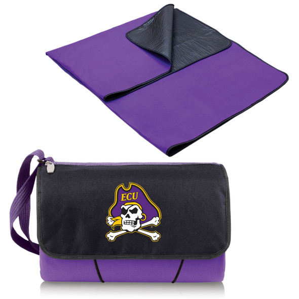 East Carolina Pirates Outdoor Picnic Blanket and Tote | Picnic Time | 820-00-101-874-0 East Carolina Pirates Outdoor Picnic Blanket and Tote | Picnic Time | 820-00-101-874-0