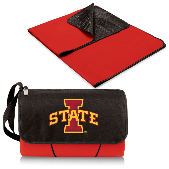 Iowa State Cyclones Outdoor Picnic Blanket and Tote | Picnic Time | 820-00-100-234-0