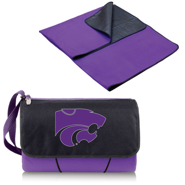 Kansas State Wildcats Outdoor Picnic Blanket and Tote | Picnic Time | 820-00-101-254-0 Kansas State Wildcats Outdoor Picnic Blanket and Tote | Picnic Time | 820-00-101-254-0