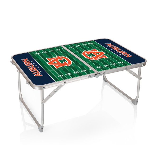 Auburn Tigers Mini Portable Folding Table | Picnic Time | 843-00-141-044-0