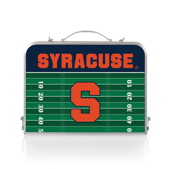 Syracuse Orange Mini Portable Folding Table | Picnic Time | 843-00-141-544-0
