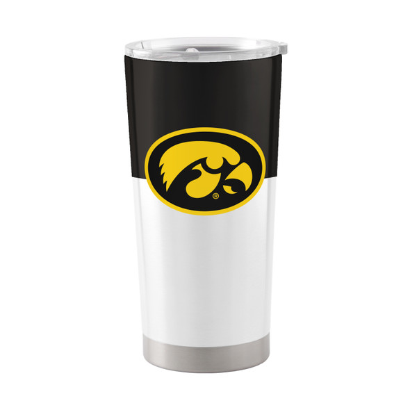 Iowa Hawkeyes 20 oz. Colorblock Stainless Steel Tumbler| Logo Brands |155-S20T-11