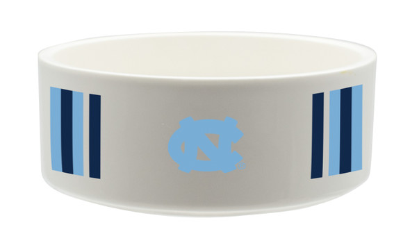 North Carolina Tar Heels Ceramic Pet Bowl | Memory Company | COL-NC-2822-121-SB