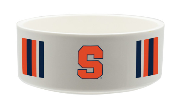 Syracuse Orange Ceramic Pet Bowl | Memory Company | COL-SYR-2822-121-SB