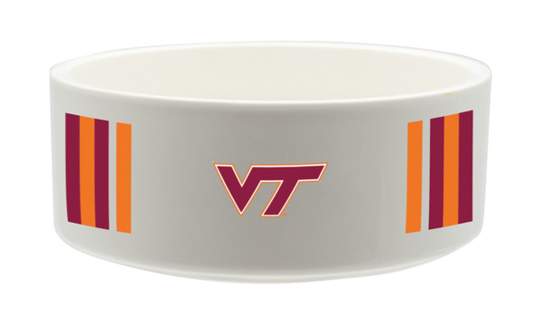 Virginia Tech Hokies Ceramic Pet Bowl | Memory Company | COL-VRT-2822-121-SB