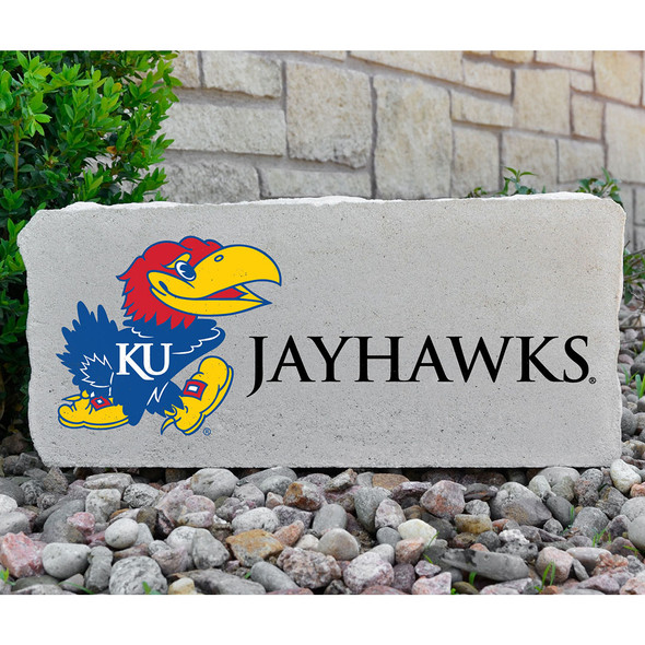 Kansas Jayhawks Decorative Stone Logo - Large | Stoneworx | KU25