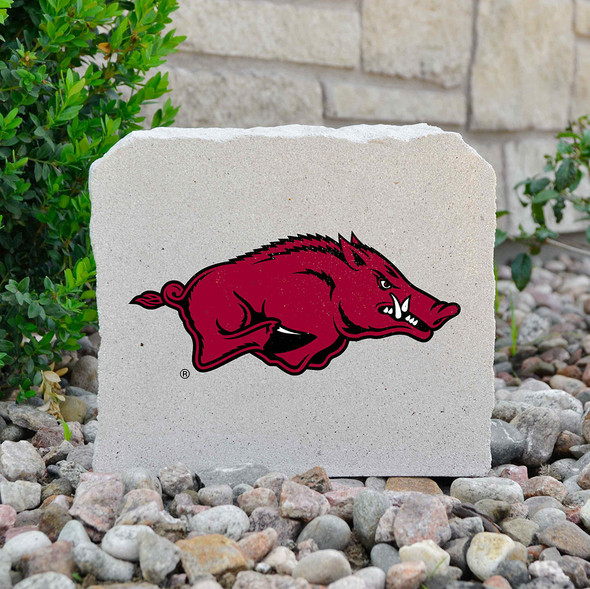 Arkansas Razorbacks Decorative Stone - Razorbacks - 7 | Stoneworx | ARK#9